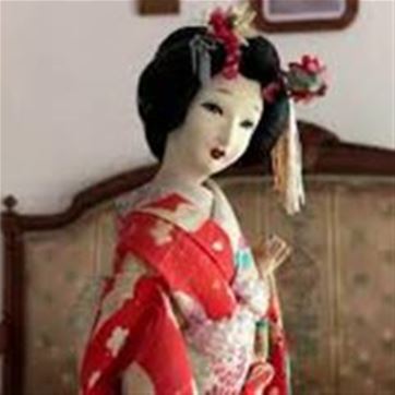 Японская музыкальная кукла начала ХХ века, принадлежавшая известной актрисе А.А. Яблочкиной.